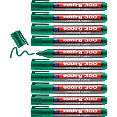 Rotulador Edding 300 Verde | Edding | Pack 10 Unidades