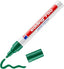 Rotulador permanente verde Edding 750 pack 10