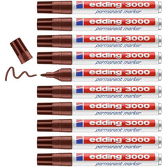 Rotulador Edding 3000 Marron | Edding | Pack 10 Unidades