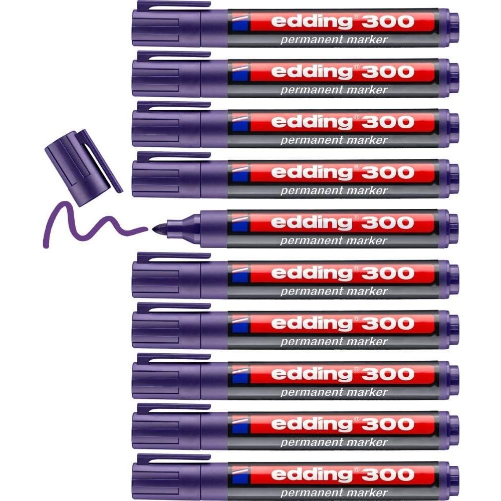 Rotulador Edding 300 Violeta | Edding | Pack 10 Unidades