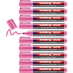 Rotulador Edding 300 Rosa | Edding | Pack 10 Unidades