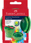 Bote Antivuelco Faber Castell Clic & Go Verde Marmol