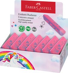 GOMA FABER PVC & DUST FREE UNICORNIO | 15 UNIDADES | (FABER CASTELL)