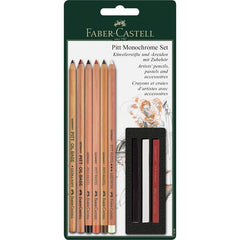 Set Faber Castell Pitt Monochrome Blister 9 Piezas | Faber Castell | Pack 1 Unidades