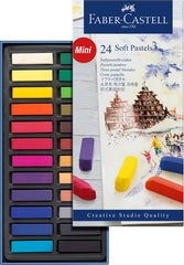 TIZA PASTEL CUADRADA BLANDA FABER CASTELL 24 COLORES SURT | 12 UNIDADES | (FABER CASTELL)