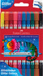 Rotulador Faber Castell doble punta glitter 10 colores