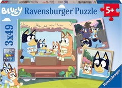 PUZZLE BLUEY SET 3X49 PIEZAS | RAVENSBURGER PUZZLES | 1 UNIDAD | 4005556056859