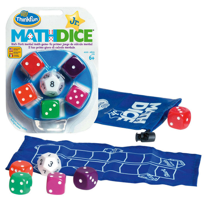 JUEGO MATH DICE JR, | THINKFUN | 1 UNIDAD | 4005556763276
