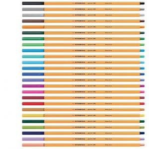 Rotulador Stabilo Point 88/056 Rosa Neon | Stabilo | Pack 10 Unidades