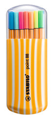 Rotulador Stabilo Point 88 Estuche Zebrui Neon De 20 Unid | Stabilo | Pack 1 Unidades