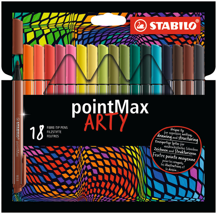 Rotulador Stabilo Pointmax Arty Estuche De 18 Unidades | Stabilo | Pack 1 Unidades
