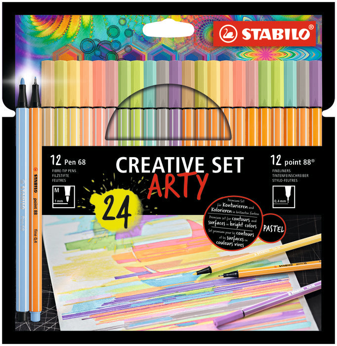 Set Creativo Stabilo Arty Point 88 + Pen 68 | Stabilo | Pack 1 Unidades