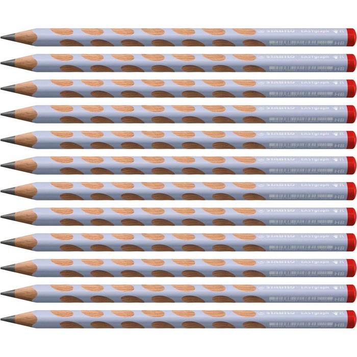 LAPIZ STABILO EASYGRAPH PASTEL DIESTRO AZUL NUBLADO | 12 UNIDADES | (STABILO)