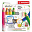 Marcador Stabilo Markdry 4 Colores Neon