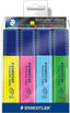 Rotuladores fluorescentes STAEDTLER con 4 colores surtidos