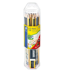 LAPIZ NORIS 120/2 HB TUBO 12 UDS + AFILALAPIZ + GOMA | 1 UNIDADES | (STAEDTLER)