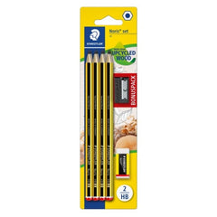 LAPIZ NORIS 120/2 HB BLISTER 8 UDS + AFILALAPIZ + GOMA | 1 UNIDADES | (STAEDTLER)