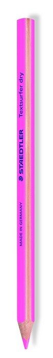 LAPIZ FLUORESCENTE TRIANGULAR ROSA | 12 UNIDADES | (STAEDTLER)
