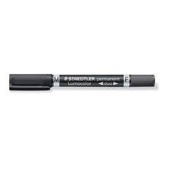 Rotulador Lumocolor 348 Doble Punta Negro | Staedtler | Pack 10 Unidades