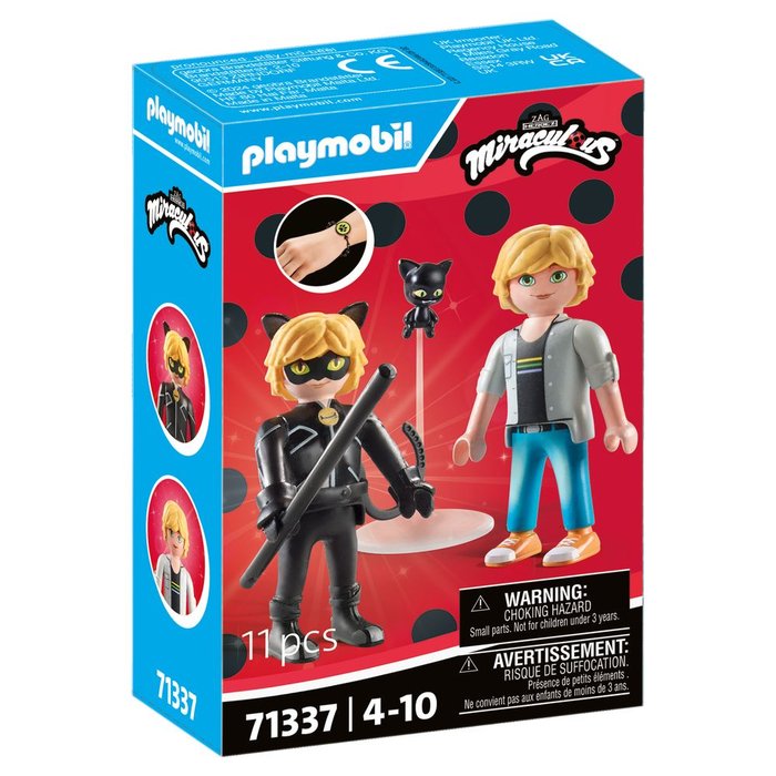 PLAYMOBIL MIRACULOUS: ADRIEN & CAT NOIR | PLAYMOBIL, S,A, | 1 UNIDAD | 4008789713377