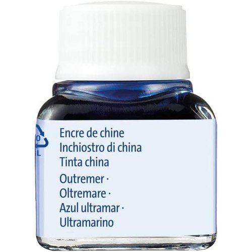 TINTA CHINA PELIKAN 523 10ML Nº 9 AZUL ULTRAMAR | 10 UNIDADES | (PELIKAN, S,A,)