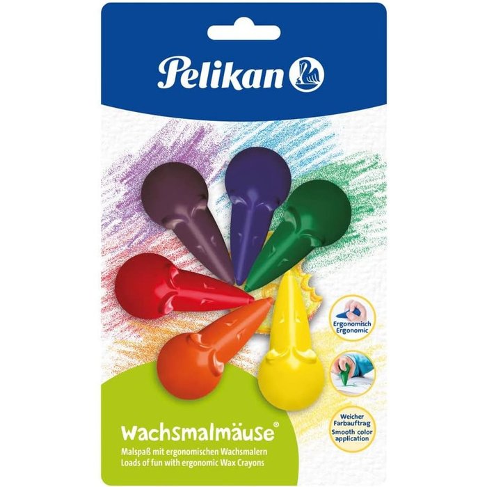 CERA RATON PELIKAN 6 COLORES SURTIDOS | 1 UNIDADES | (PELIKAN, S,A,)