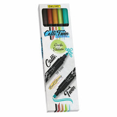 Rotulador Online Calli,Twin 5 Colores Fresh | Online | Pack 1 Unidades