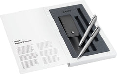 JUEGO BOLIGRAFO Y PORTAMINAS BRUSHED 106/206 CROMADO MATE | 1 UNIDADES | (LAMY)