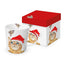 Taza Gato con Gorro Navidad + Caja Regalo