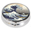Pastillero Grande Redondo Hokusai La Gran Ola Fridolin Arte
