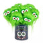 Expositor 12 Bolígrafos Monsterio Peludo Crazy Green TRENDHAUS