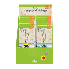 EXPOSITOR 8 BRUJULAS DE BOLSILLO SURTIDAS | 1 UNIDADES | (MOSES)