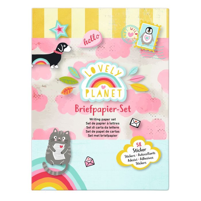 SET DE JUEGOS CARTAS INFANTILES LOVELY PLANET | 1 UNIDADES | (MOSES)