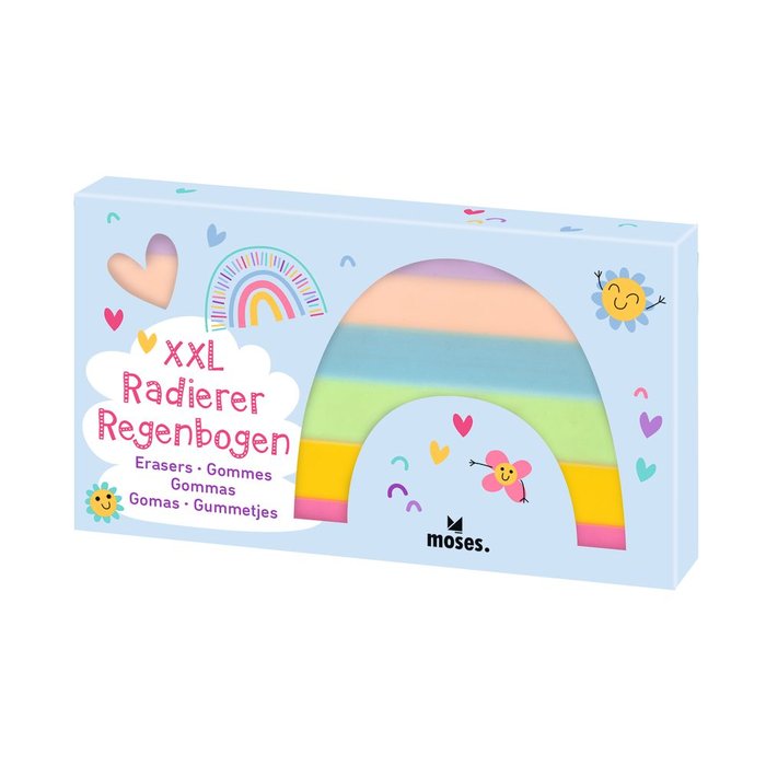 EXPOSITOR 24 GOMAS XXL ARCOIRIS | 1 UNIDADES | (MOSES)