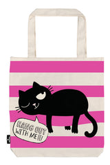 BOLSA DE TELA DE LA COMPRA HANG OUT ED THE CAT | MOSES