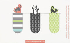 MARCAPAGINAS MAGNETICO CATS 6 UNIDADES | 6 UNIDADES | (MOSES)
