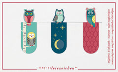 MARCAPAGINAS MAGNETICO BUHOS 6 UNIDADES | 6 UNIDADES | (MOSES)