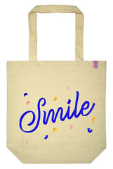 BOLSA TELA DE LA COMPRA ALGODON ORGANICO SMILE | MOSES