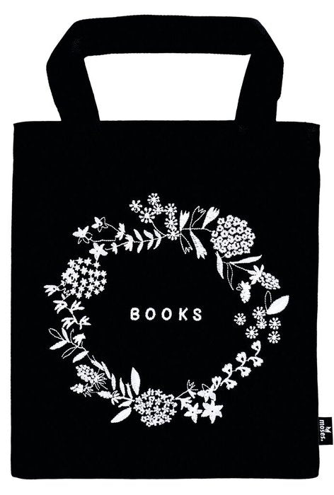 BOLSA DE TELA PARA LIBROS FLOWERS | MOSES