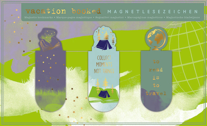 MARCAPAGINAS MAGNETICOS VACACIONES LECTORAS 6 UNIDADES | 3 UNIDADES | (MOSES)