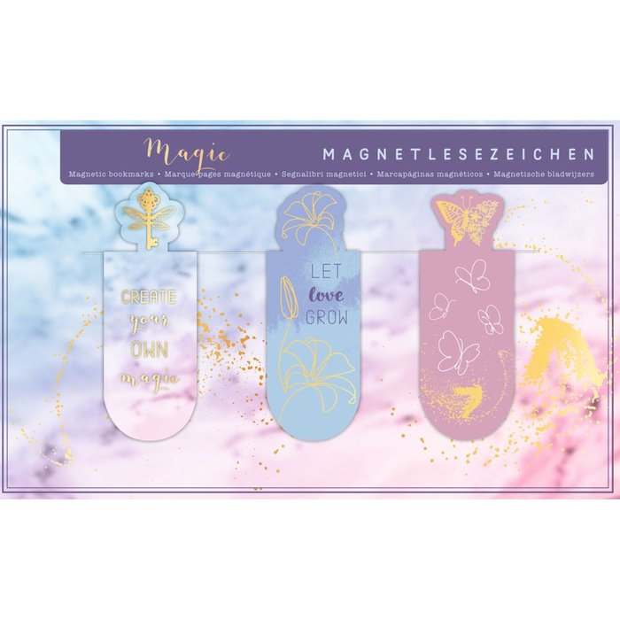 MARCAPAGINAS MAGNETICO MAGIC 6 UNIDADES | 6 UNIDADES | (MOSES)