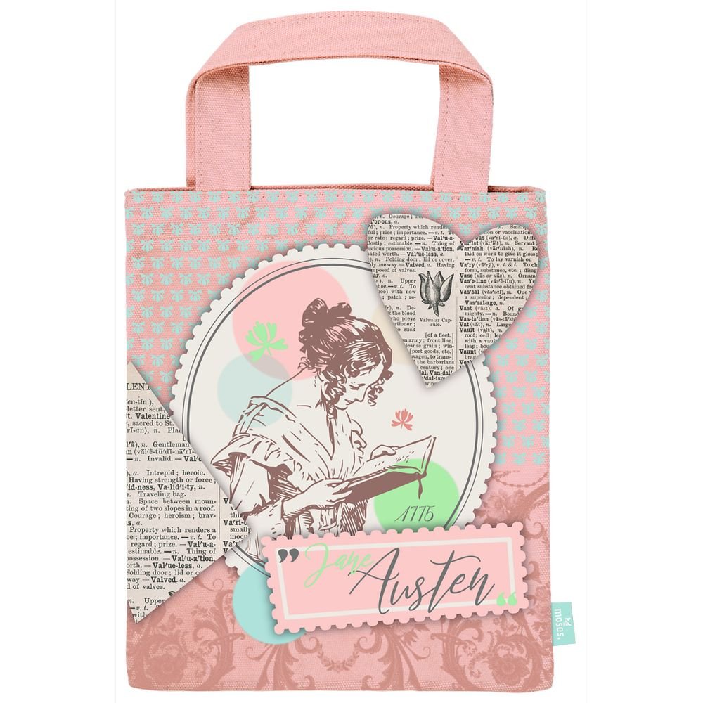 BOLSA DE TELA PARA LIBROS JANE AUSTEN NEW | MOSES