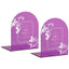 Set 2 Sujetalibros Acrilico Rosa Just MOSES