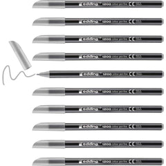 Rotulador Edding 1200 Gris Plata | Edding | Pack 10 Unidades