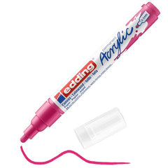 Rotulador Acrilico Edding 5100 Trazo Medio Magenta | Edding | Pack 10 Unidades