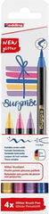 Rotulador Edding 1340 Glitter 4 Colores Surtidos | Edding | Pack 1 Unidades