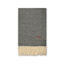 Bufanda mujer caramelo gris con flecos Caramelo Travel Fantasy
