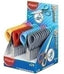 Tijeras escolares Maped Sensoft con aros flexibles