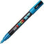 Rotulador Uni Posca Pc-3Ml Azul Purpurina | Posca | Pack 6 Unidades