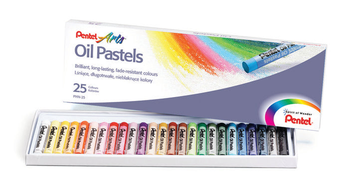 PASTEL BASE ACEITE 25 COLORES SURTIDOS | 1 UNIDADES | (PENTEL)